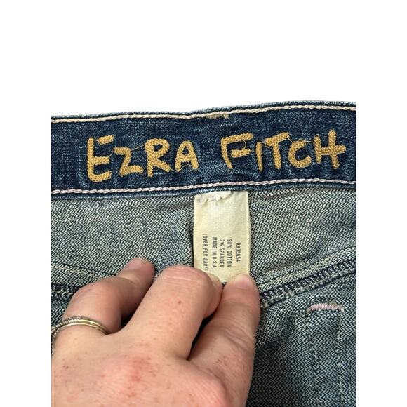 Ezra Fitch Vintage Y2K Denim Mini‎ Skirt Size 2 - Picture 4 of 5